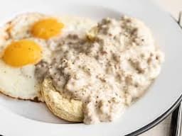 Sausage Gravy & Biscuit