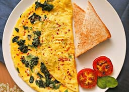 Spinach Omelette