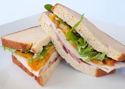 Sliced Turkey Sandwich