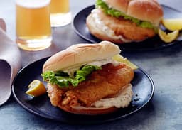 Fried Flounder Sandwich